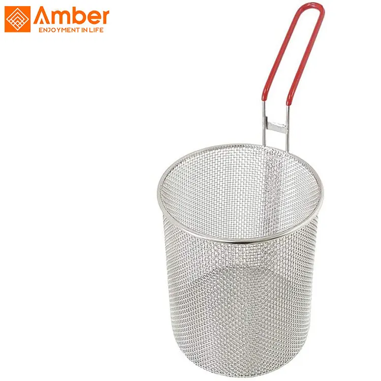 
Кухонные принадлежности Ss 304, корзина из пищевой проволоки, сетчатый фильтр для приготовления макаронных изделий 