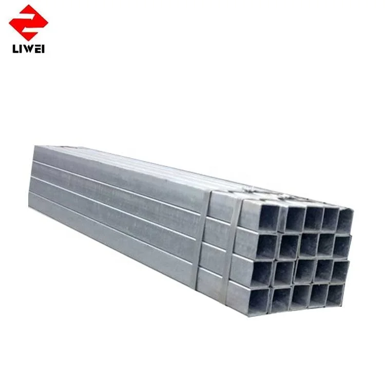 Prime OEM 1x1 inch galvanized square pipe