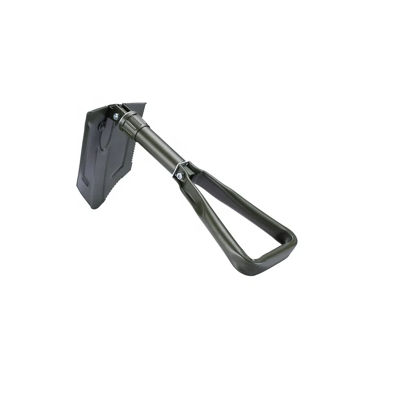 305 Folding Survival Shovel w/Pick - Heavy Duty Carbon Steel Portable Lightweight Outdoor camping shovel Entrenching Tool