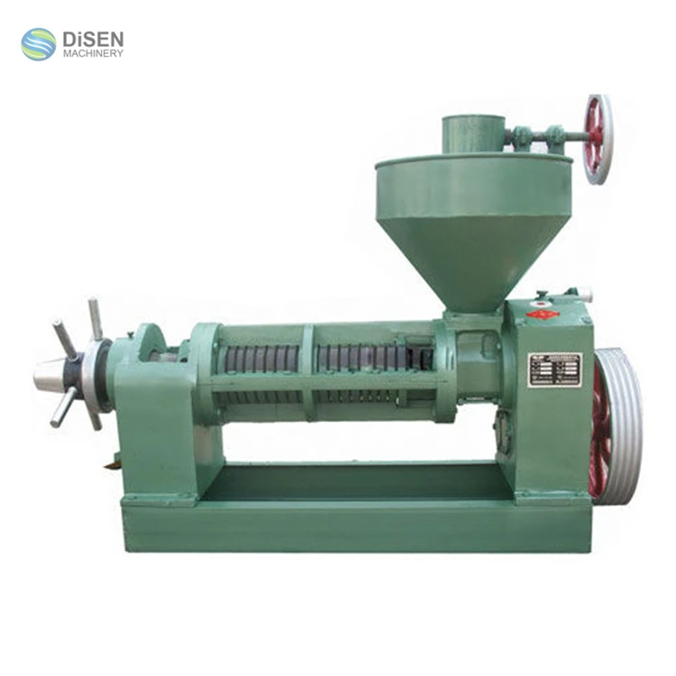 Small Carbon Steel Automatic soybean olive oil processing Screw Press Machine For Sale
