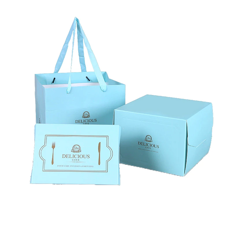 
Clear Round Square Tall Transparent Cake Box Wedding Birthday Party Dessert Pastry Gift Cake Packing Box Portable Cake Box Set 