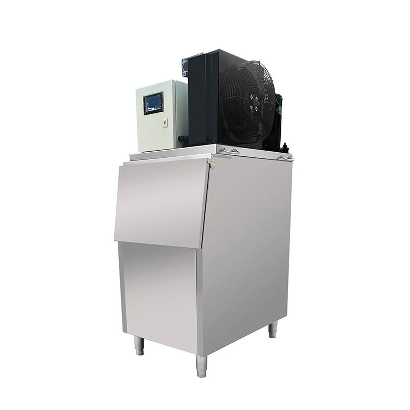 200kg commercial sheet ice maker, sheet ice maker, pellet ice breaker, 300kg industrial ice maker