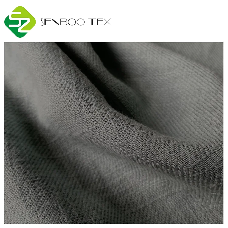 236 GSM Pure Linen Fabric Unique Design Breathable and Eco-Friendly 100% Linen Used for Home Textiles for Curtains