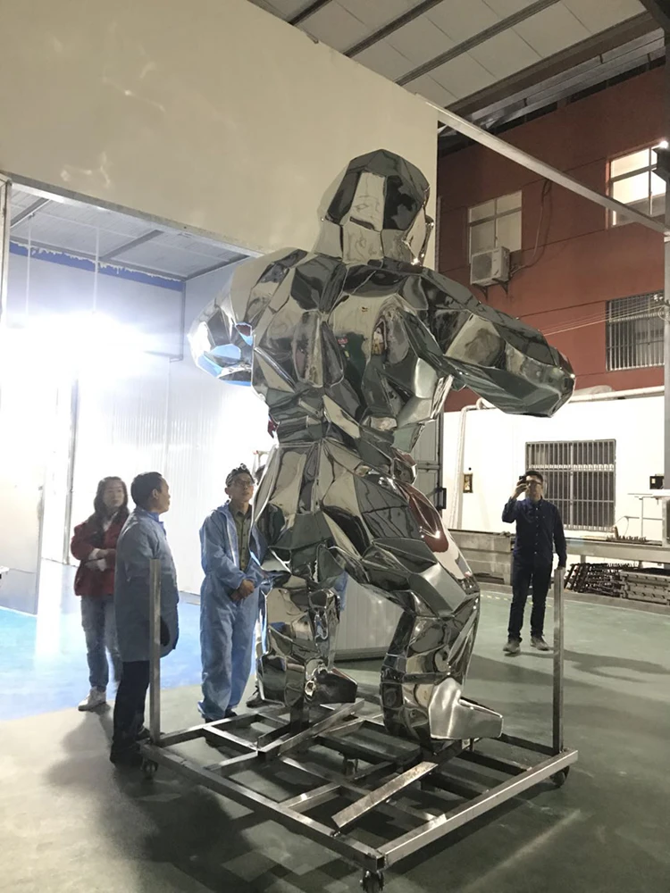  Гигантская большая гальванизированная статуя Gorilla высотой 2 метра в натуральную