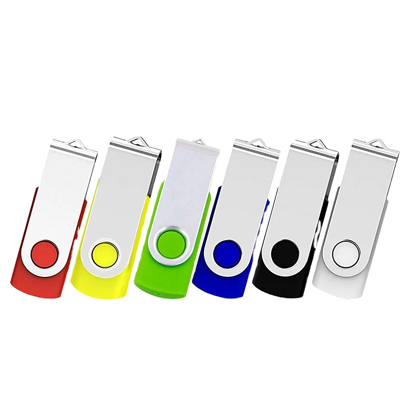 Portable Mini Single head USB 2.0 flash drive 4GB-512GB Plastic Memory U Disk