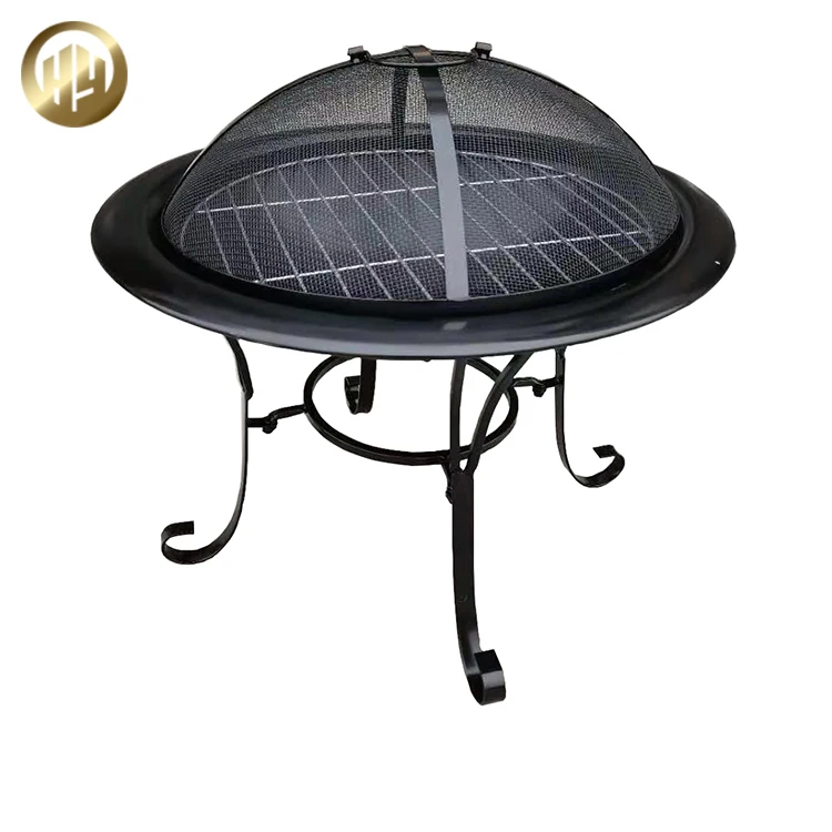 Original Colour Metal Assembly Wood Burning Barbecue Grill Fire Pit