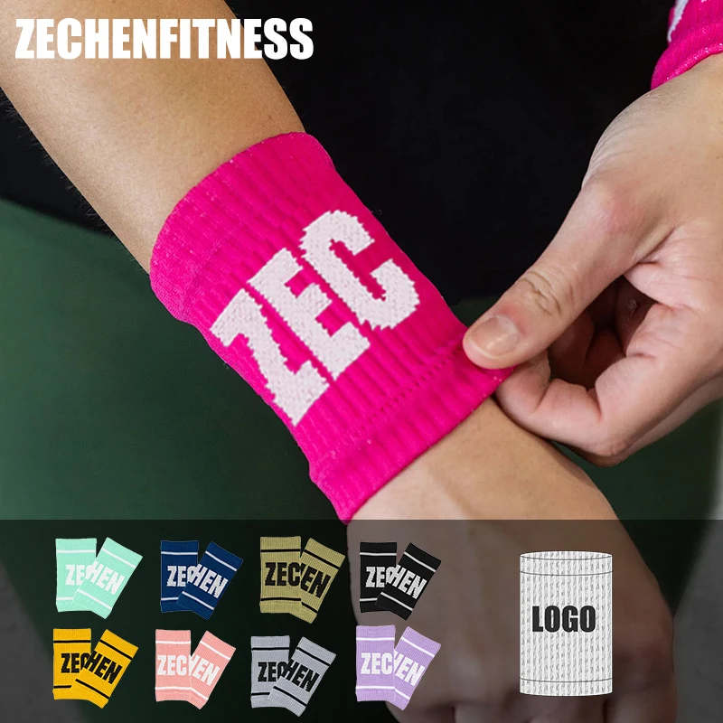 Wrist sweatbands multiple colors sweatbands with logo crossfit sweatband