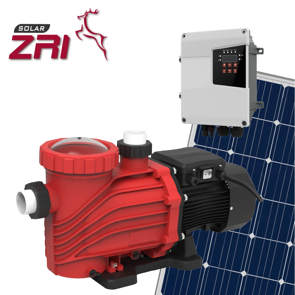 ZRI 1/2/3 дюймов 2 HP бассейн насос центробежный Солнечный погружной водяной солнечный генератор с панелью