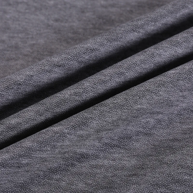 Polyester and Nylon Fusible Adhesive Non-woven Interlining and Interfacing Fabric for Garment