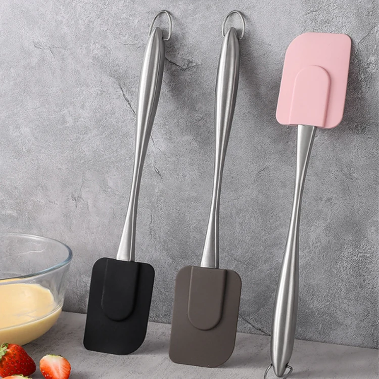 Baking Tools Espatulas Acero Silicone Elbow Spatula Butter Cream Spatulas Silicone Heat Resistant