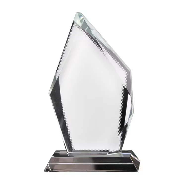 Yinsa SJ001 Crystal Sublimation Blank iceberg for 3d laser surface engraving 195*125mm Iceberg Shape Sublimation Crystal