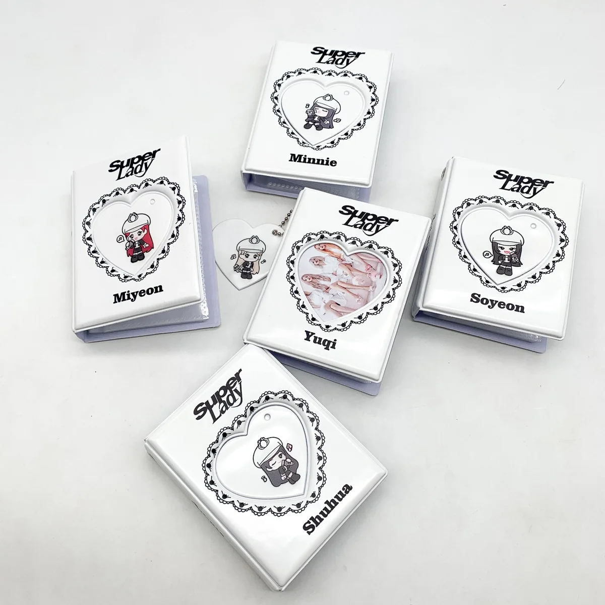 KPOP (G)I-DLE NANADLE Super Lady Cartoon 16Pages Lomo Cards Book Soyeon Miyeon Cute Photos Album Binder Fans Collectibles Gifts