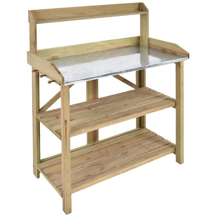 Садовая деревянная Рабочая скамья для горшков