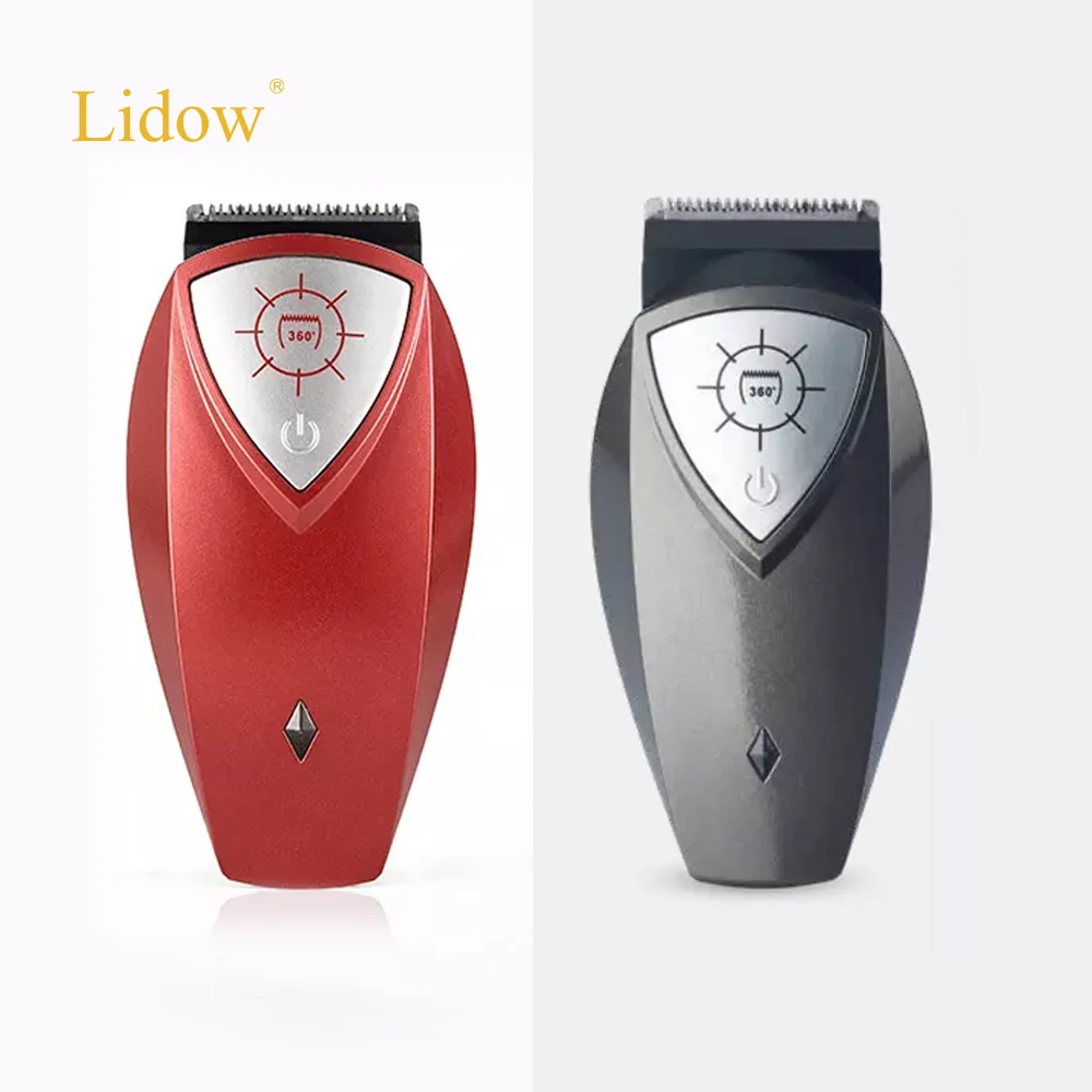 Машинка для стрижки волос LIDOW аккумуляторная с зарядкой от USB и поворотом на 360 градусов