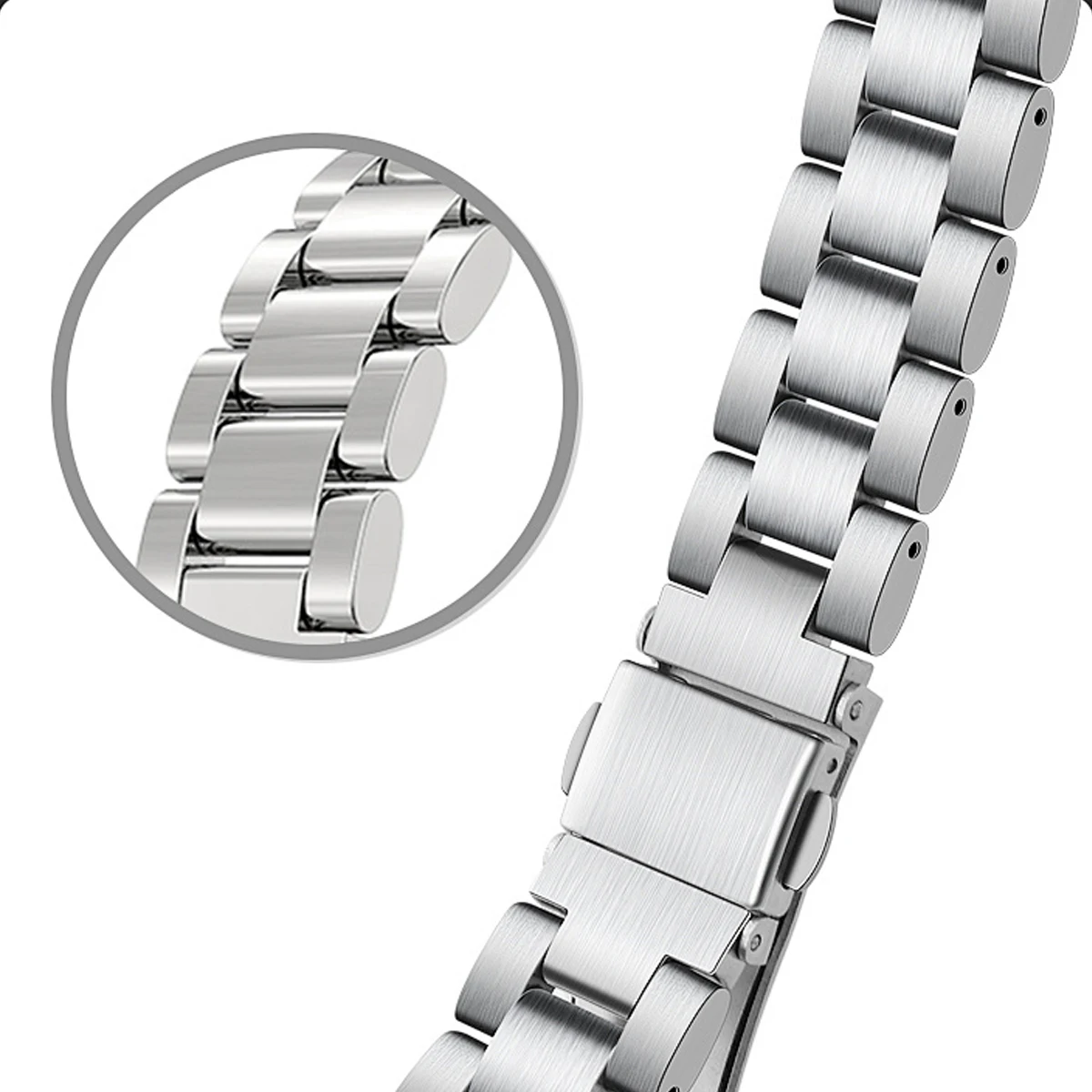 Quick Fit Stainless Steel Strap for Samsung Galaxy Watch 7 Ultra 47mm Metal Bracelet for Galaxy Watch 7 Replacement Accessories