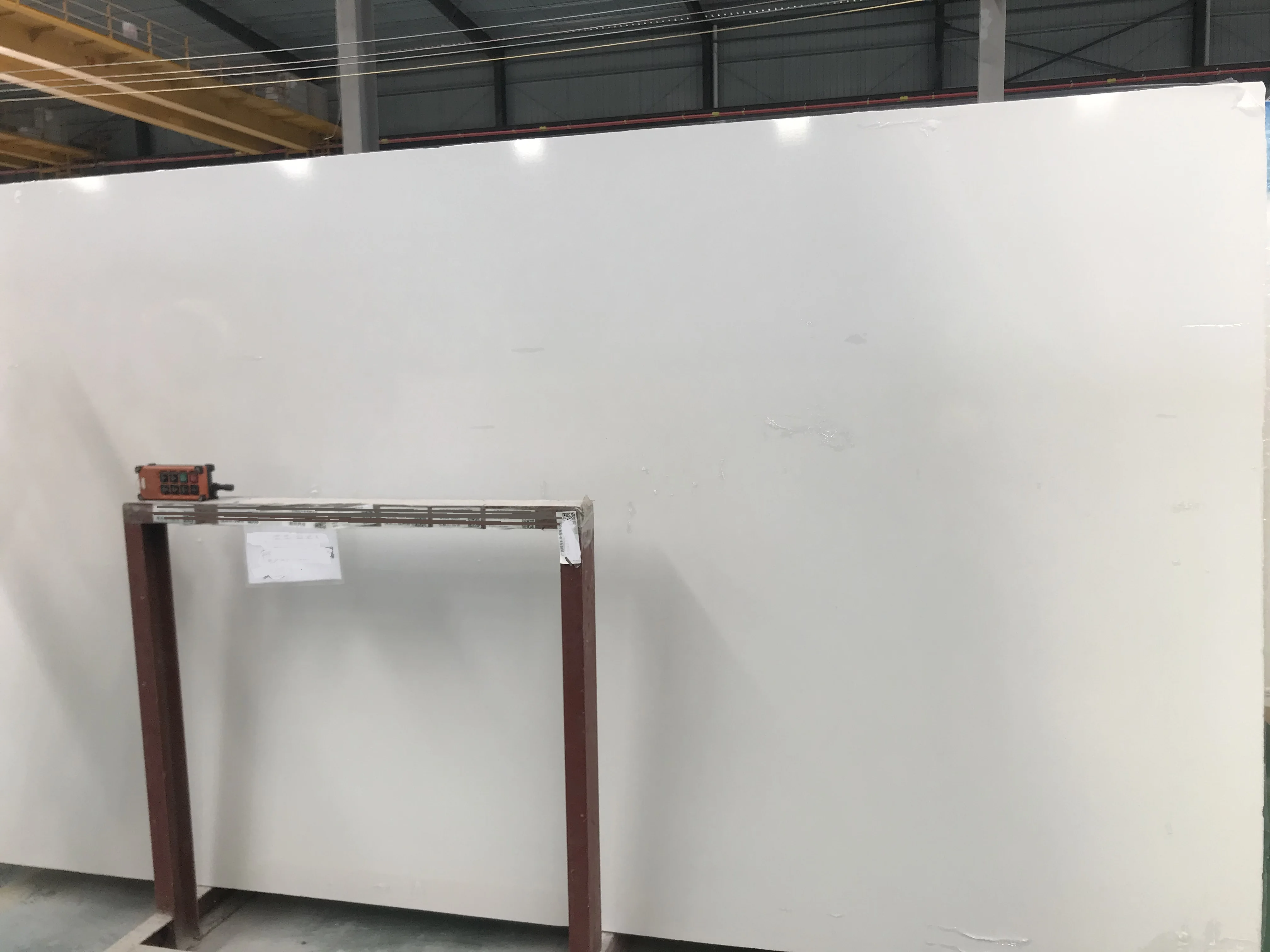 Pure White Nano Crystallized Glass Artificial Stone Panels For Home Furniture