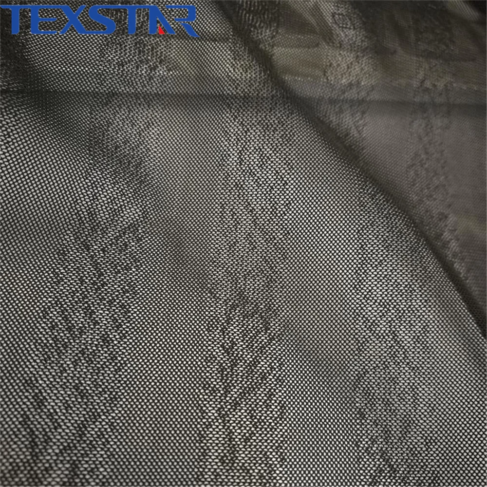 Elastic mesh lace fabric nylon spandex mesh fabric for lingerie, bra, intimate apparel