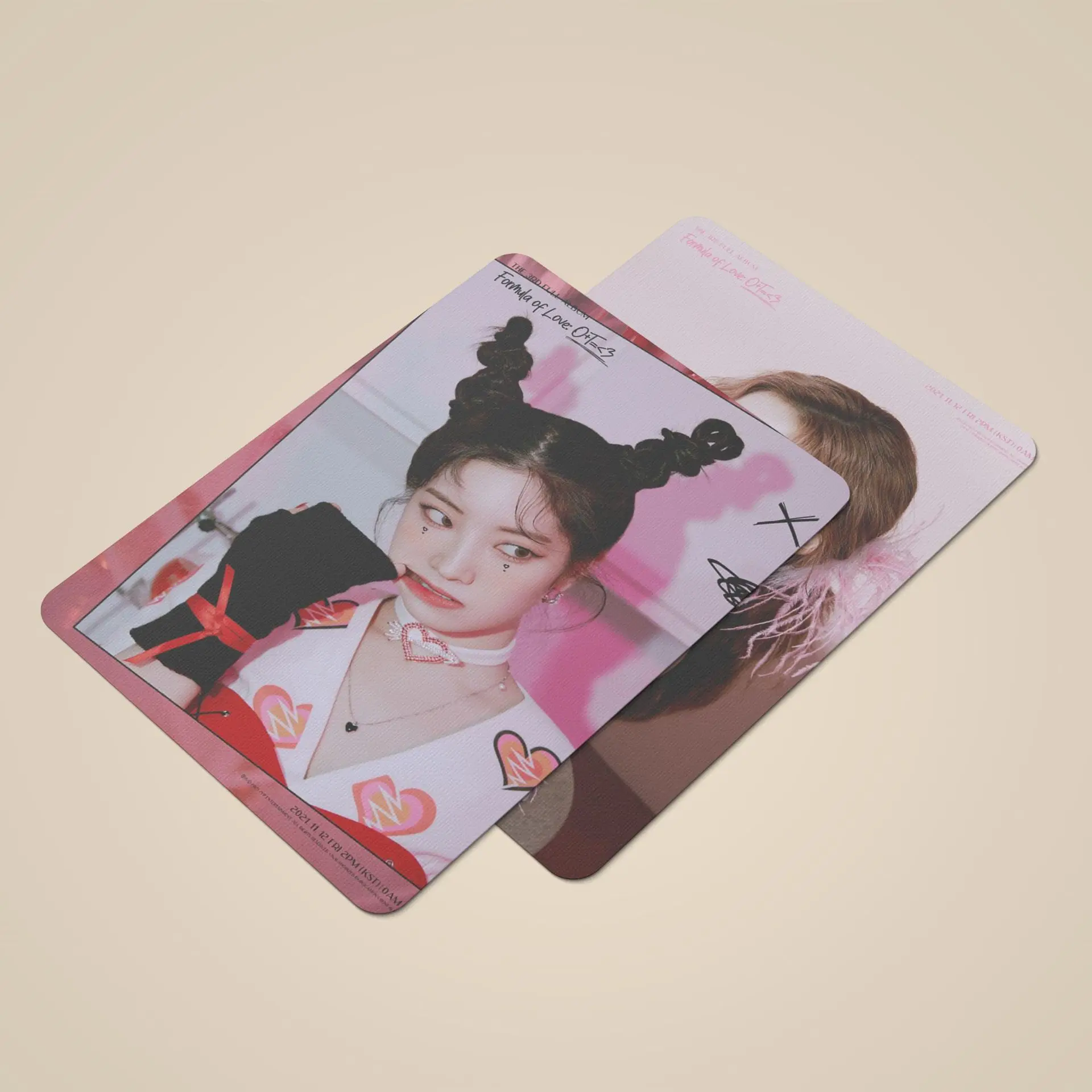 54 шт./компл. Kpop двойная Фотокарточка новый альбом формула LoveO + T = 3 открытка ЛОМО карточка фотопечать открытки постеры