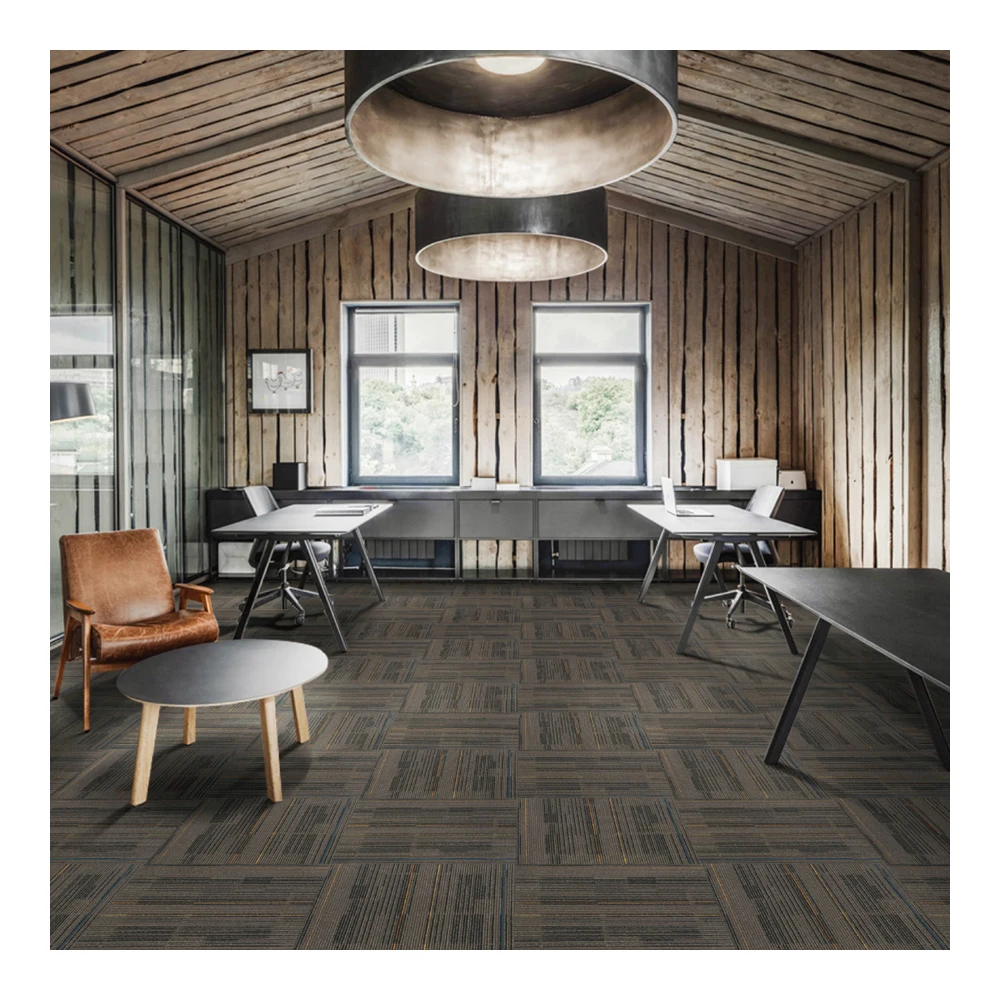 2024 Kaili Home Luxury Removable 50x50 Modular Carpet Tiles Commercial Office Wall-to-Wall Carpet for Home and Office Use