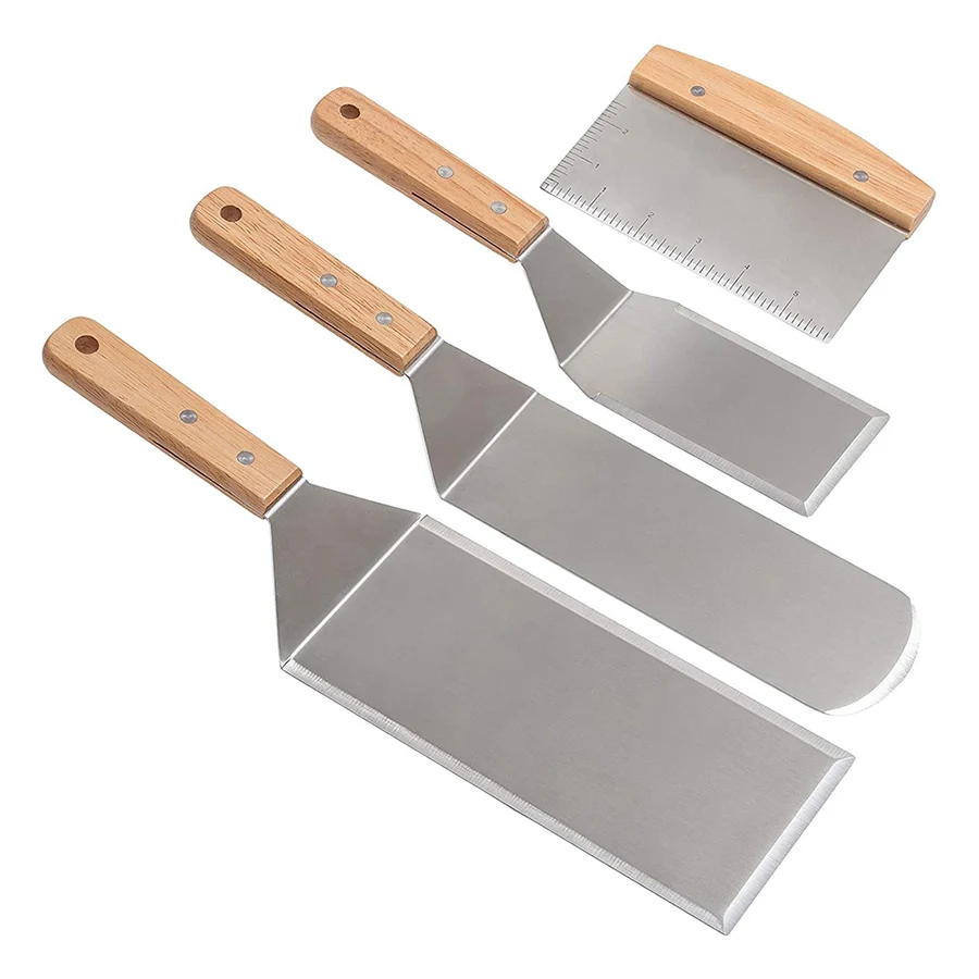 Коммерческая нержавеющая сталь профессиональный барбекю Ресторан инструменты для приготовления пищи комплект сковороды набор аксессуаров