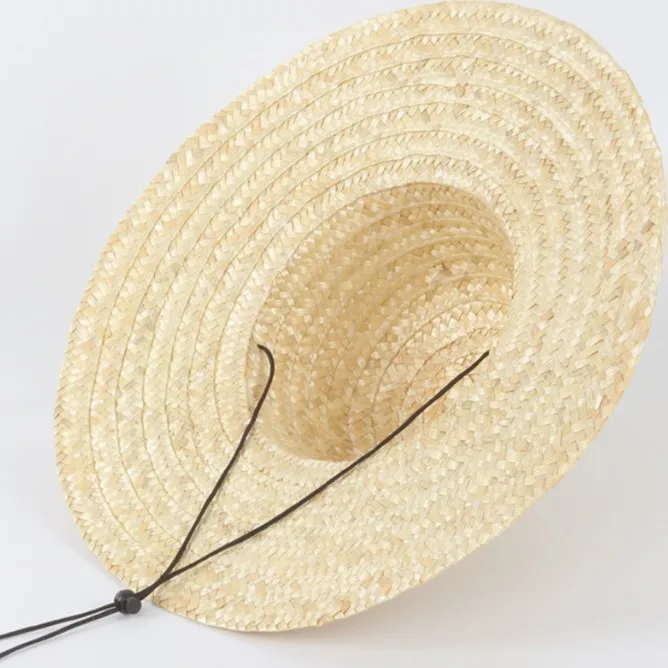 wholesale Vintage design summer Agricultural custom work farmer wheat straw hats