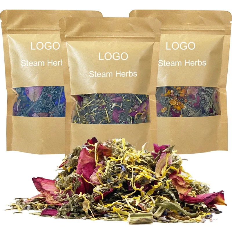 Oem Private Label Natural Traditional Yoni Bath Herbs Yoni Steam For Feminine Hygieneb Cleaning Vaginal Yoni Steaming Herbal