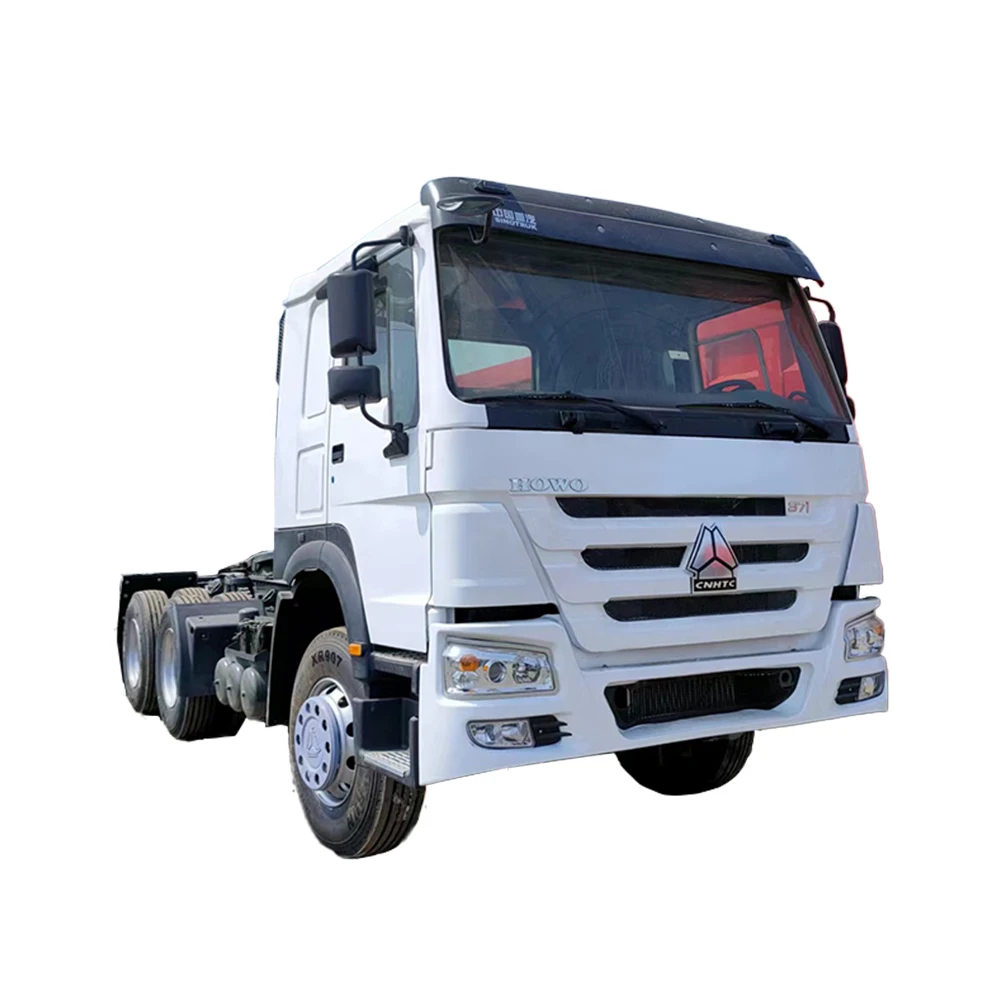 Secondhand Sinotruk Howo 6x4 10 Wheelers V7-X Model Euro II 371 375 380 400 420 Tractor Trailer Horse Truck