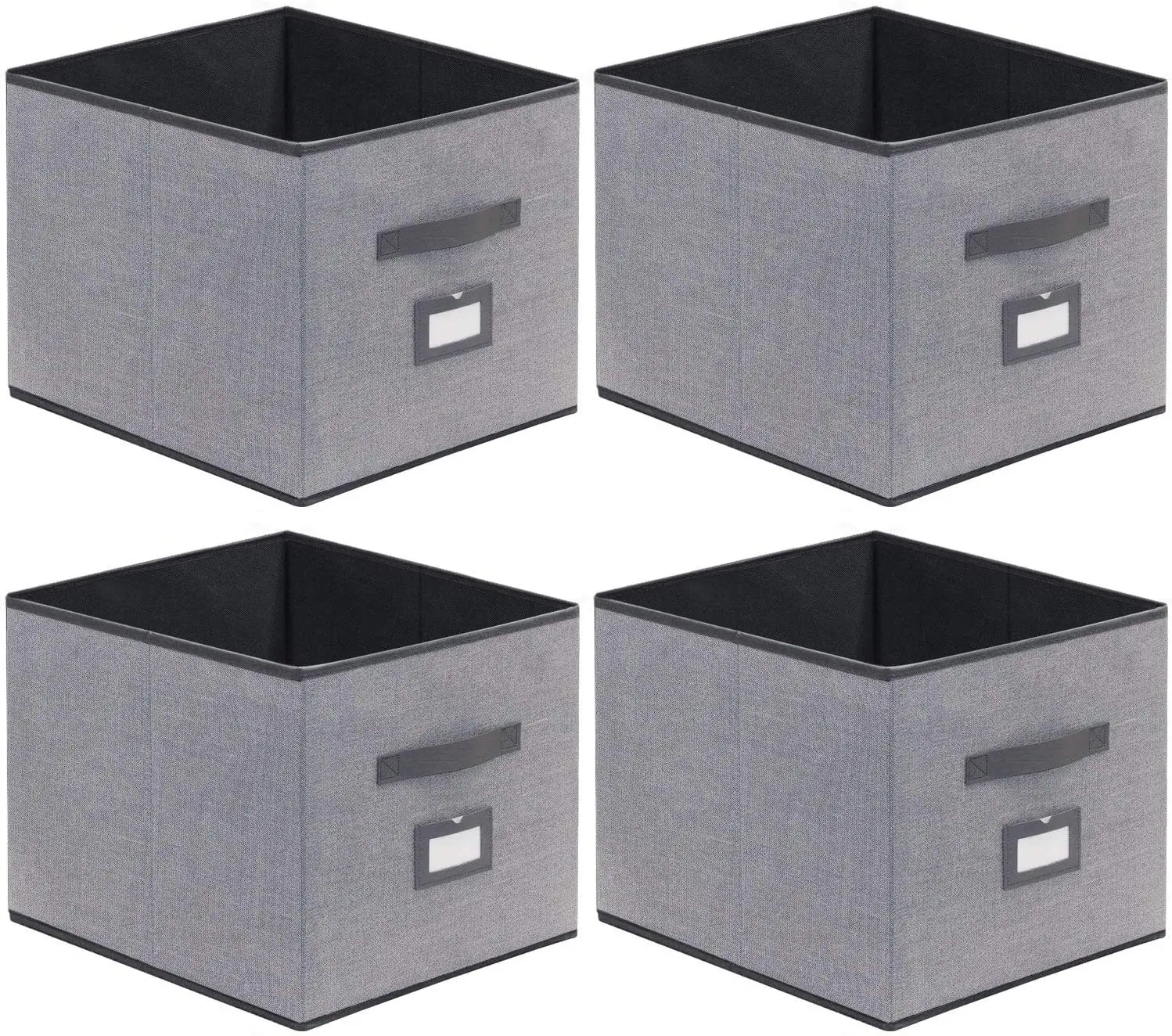 Cloth Storage Bins Foldable Cube orage Bin Fabric Cube Organizers Container Drawers with Dual Handles for Shelves
