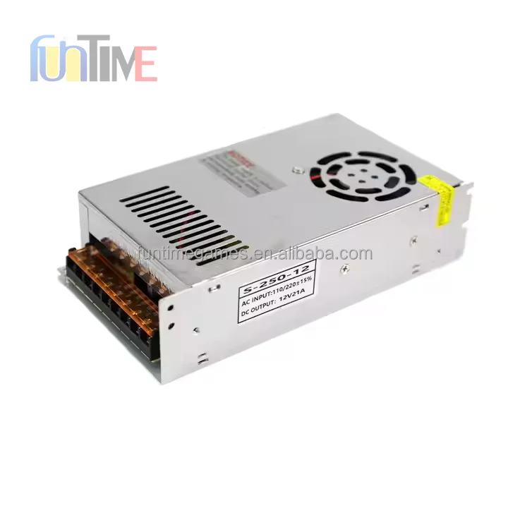 AC110V~220V Support Input Voltage Game Console Power Box DC12V Lighting Power Supply for Arcade Coin Operated Games