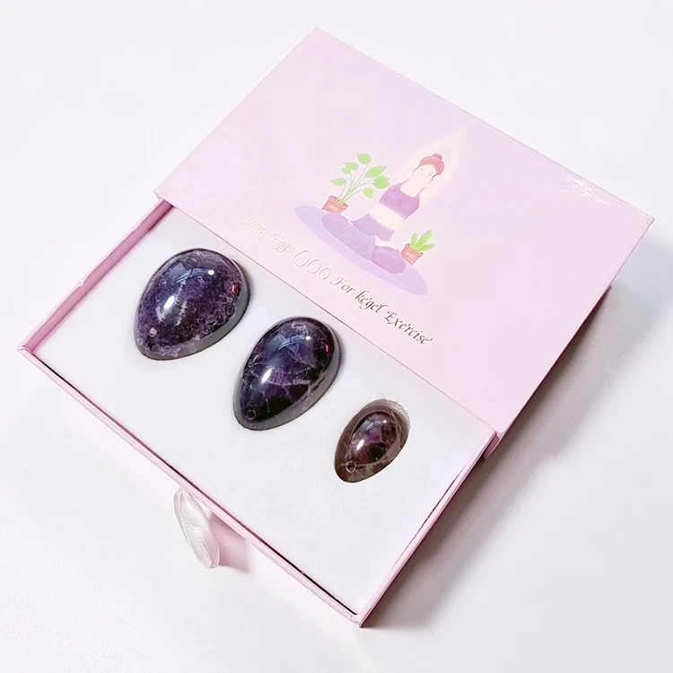 Wholesale Summer Welcomed 20mm Polished Jade Stone Yoni Eggs Healing Crystal Gemstone for Business or Love Crystal Gift
