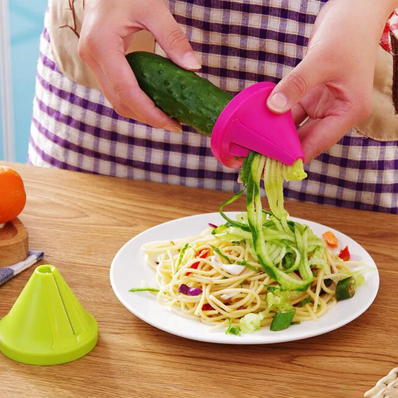 Carrot onion cutting wire sliced kitchen utensil Salad cooking portable Creative Spiral Grater Fast vegetable grater for home