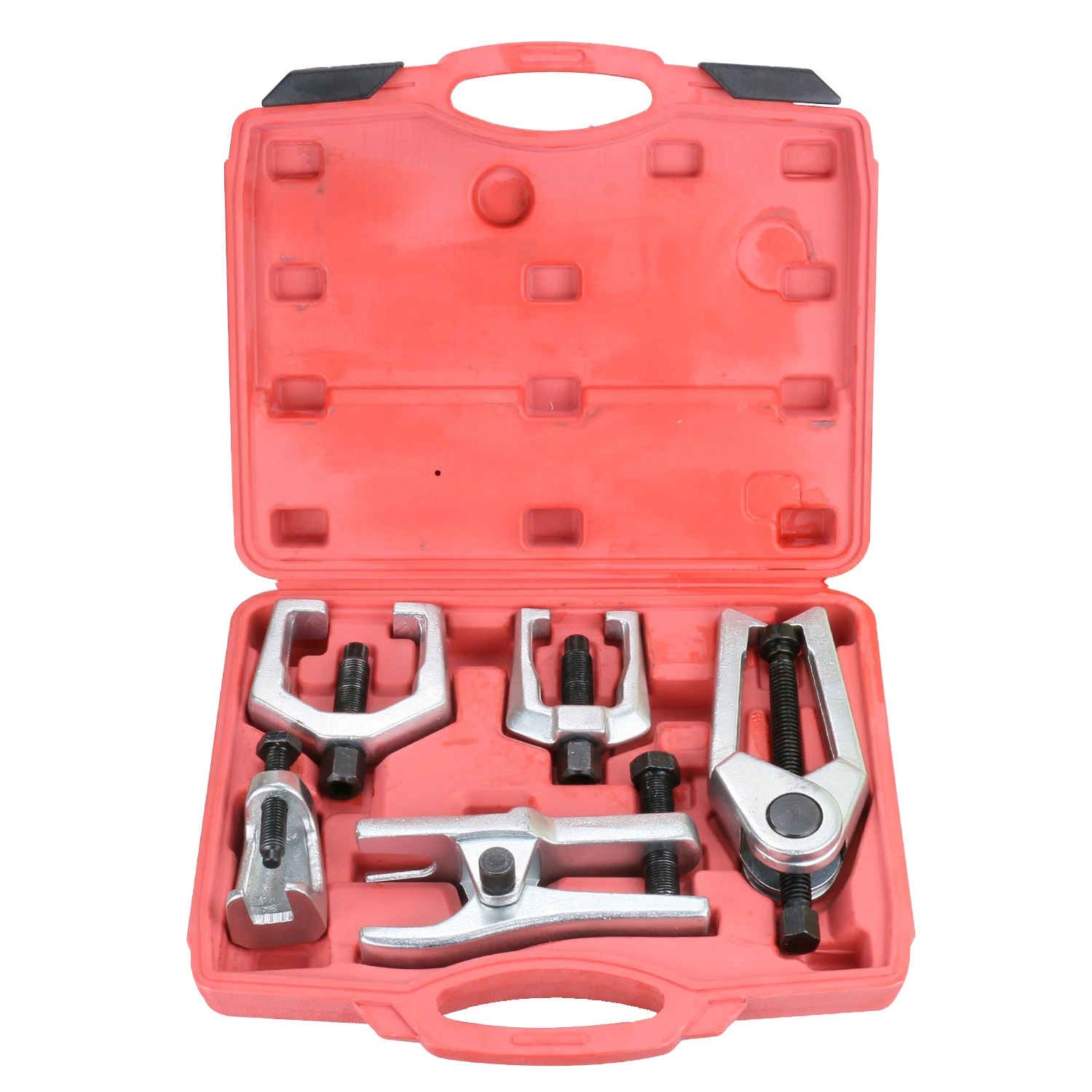 Mrcartool  5pcs Front End Service Tool Kit Pitman Arm/Tie Rod End Puller Ball Joint Separator Tie Rod Remover Car Repair Tool