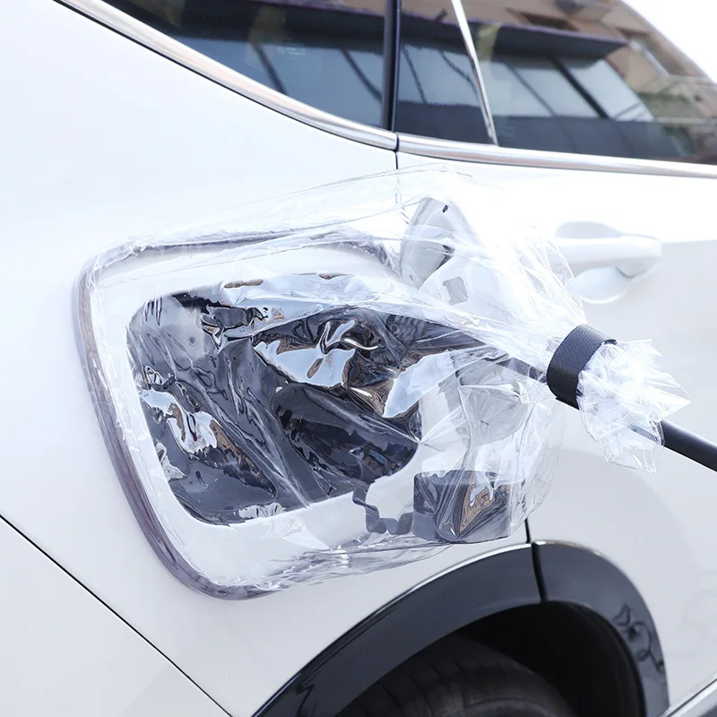 LBB Dropshipping Transparent EV Charger Plug Cover Magnetic Waterproof Outdoor Electric Car Charging Port Cover