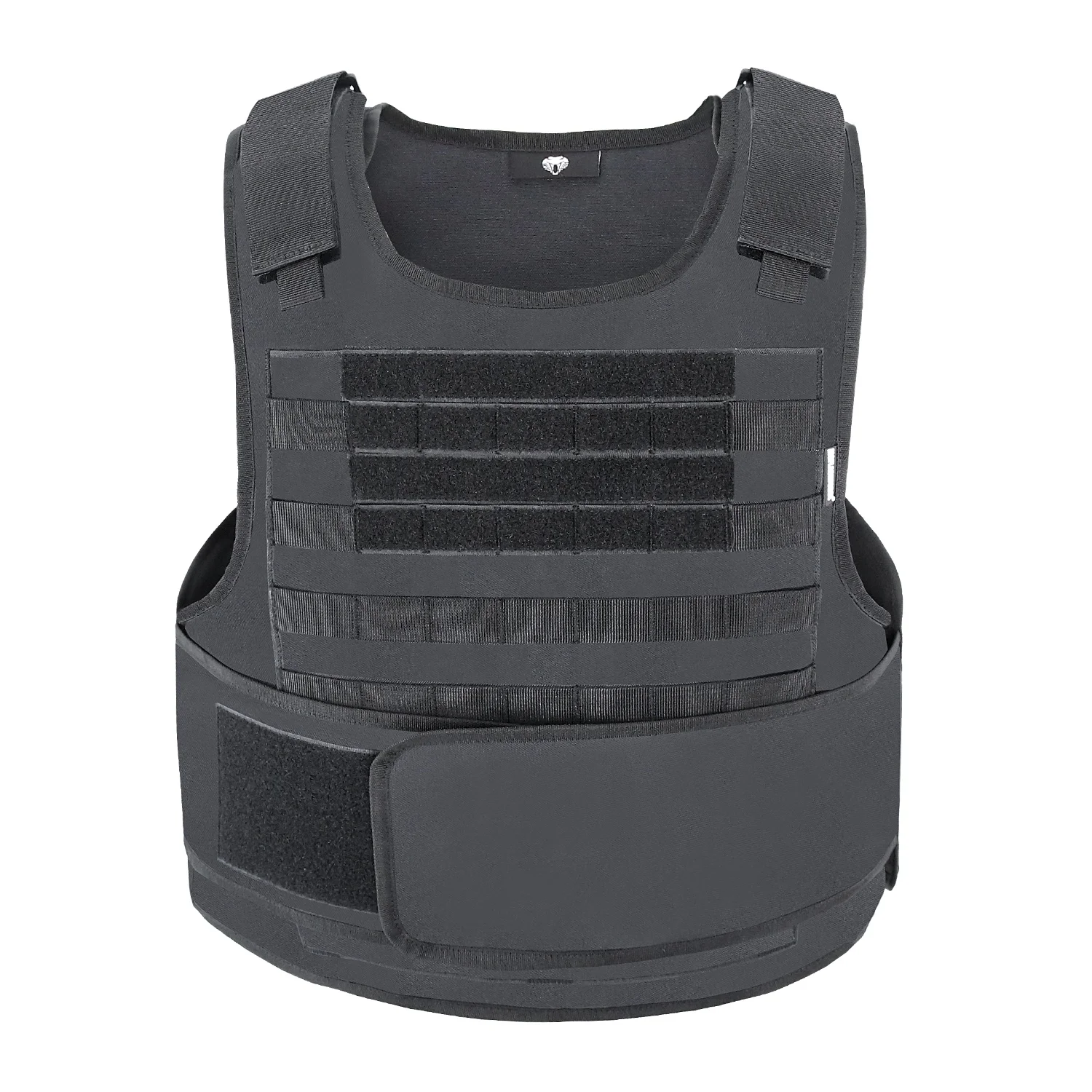 BY Wholesale Hot Sale Adjustable Concealable Carrier Plate IIIA To IV Level Body Armor Black Bullet Proof Vest