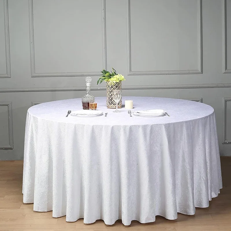 Luxury Thicken Velvet Table Cloth Solid Color Velvet Table Cloth Green Custom Round Tablecloths