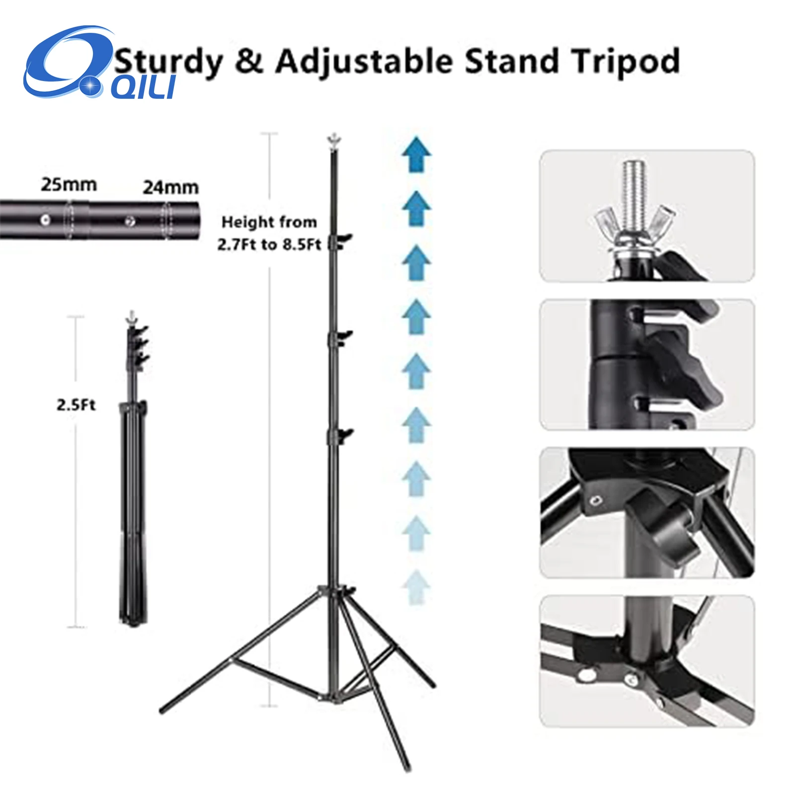 For Emart Neewer Wedding Studio Photo s Equipment Kit Softbox s Bracket Tripod s Muslin Metal Display Photography Backdrop Stand
