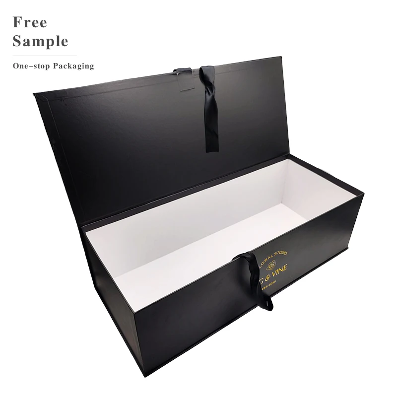 Custom Long Empty Preserved Soap Head Flower Valentines Day Rose Delivery Decorative Packaging Paper Flower Gift Boxes Wholesale