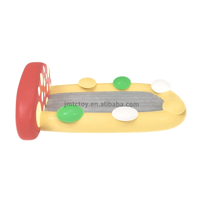 Forest style travel children flocked air mattress Mushroom shaped backrest inflatable bed for kids