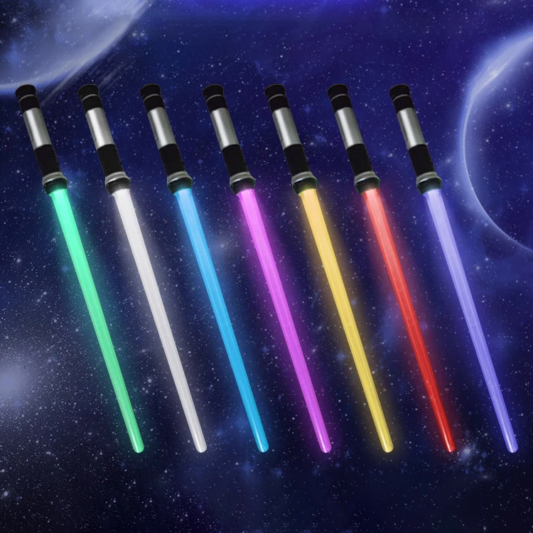 Ready Stock Light saber Sound Kids Cos play Cosplay Laser Sword Light Saber Led Flashing Colorful Toys Lightsaber Light up Toys