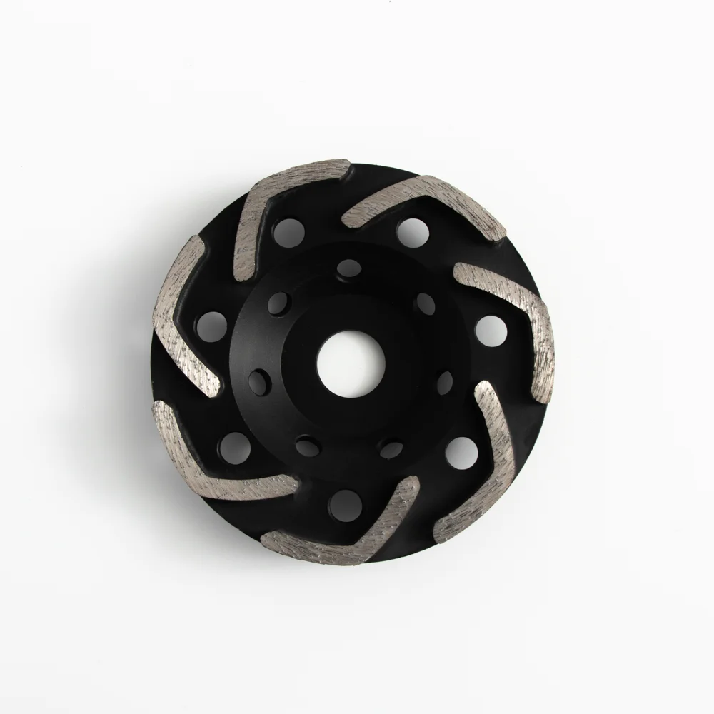 Factory Supply smooth 105mm 180mm diamond grinding wheel for concrete stone