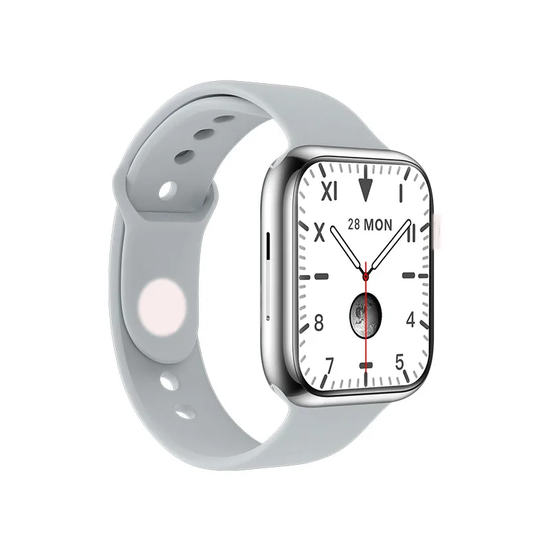 Smartwatch Fitness Heart Rate Blood Pressure Gps Touch Screen Calorie Tracker 8 Max Blue Tooth Call Smart Watch For I Watch