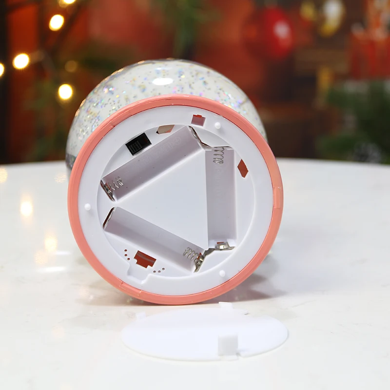 hot sale products 1L christmas lights warm white LED crystal ball lights party holiday decoration