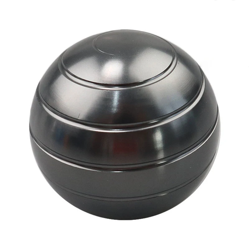 HUAMJ Novelty Desktop Rotating Round Stress Relief Antistress Metal Fidget Spinner