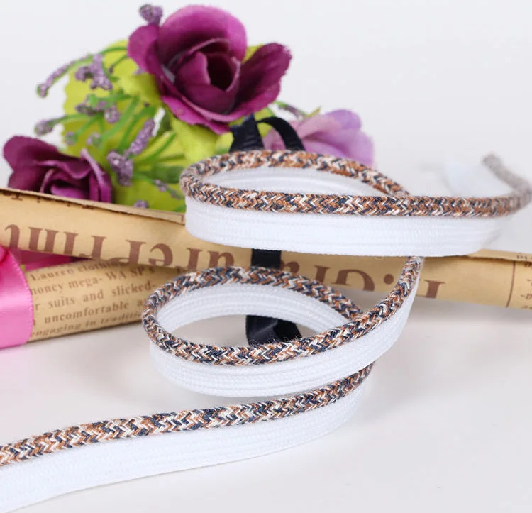 Custom Polyester Nylon Cotton Piping Cord Stock Bias Polyester Piping Cord Tape