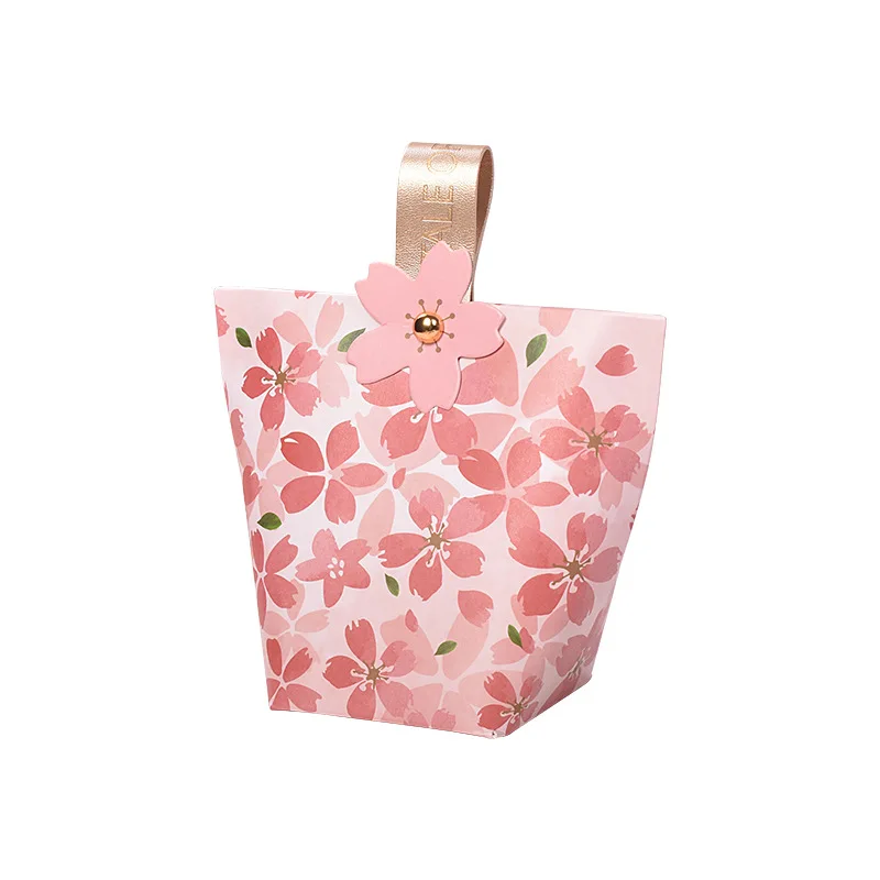 Small fresh simple happy candy box delicate creative new square box the wedding small paper box