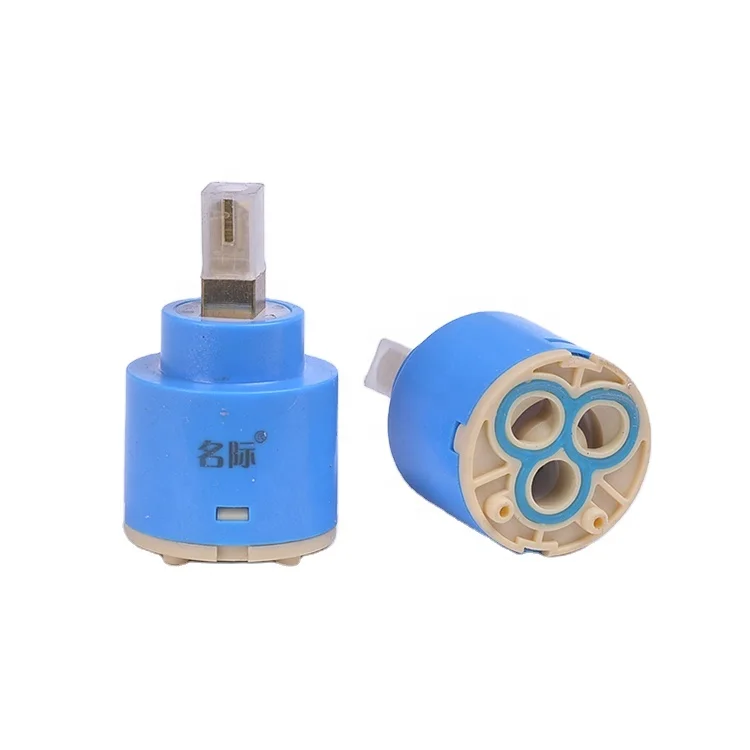 WenZhou MingJi Brass Lever Idling 35mm 40mm Double Seal Mixer Faucet Ceramic Cartridge