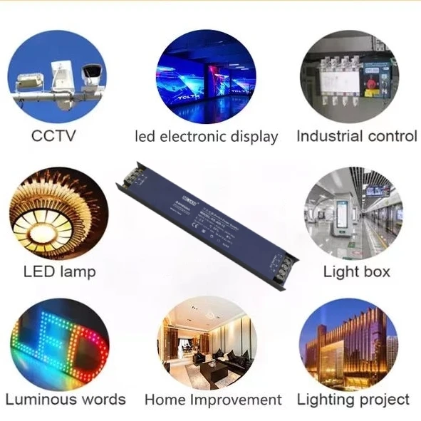 hot sell ac to dc Lighting transformer CCTV camera Led module Sufficient power ultra thin led switching power supply