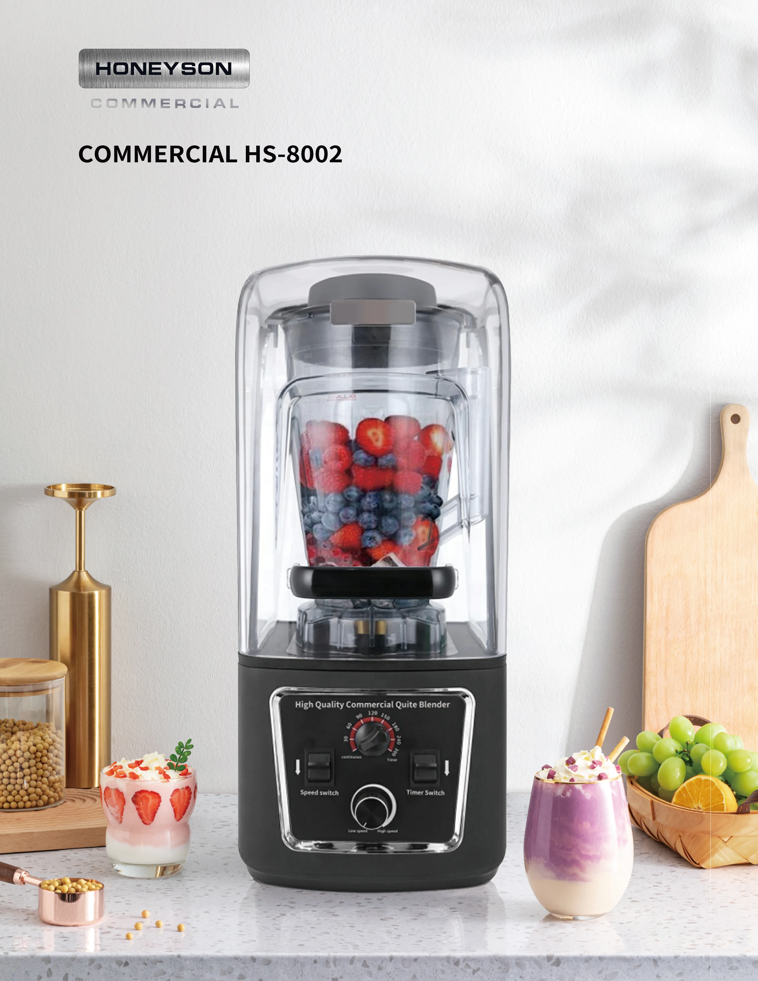 Best Sell Automatic Juicer Machine Kitchen Ice Crusher Large Capacity Milk Shake Machine for Home Appliances Electric Plastic