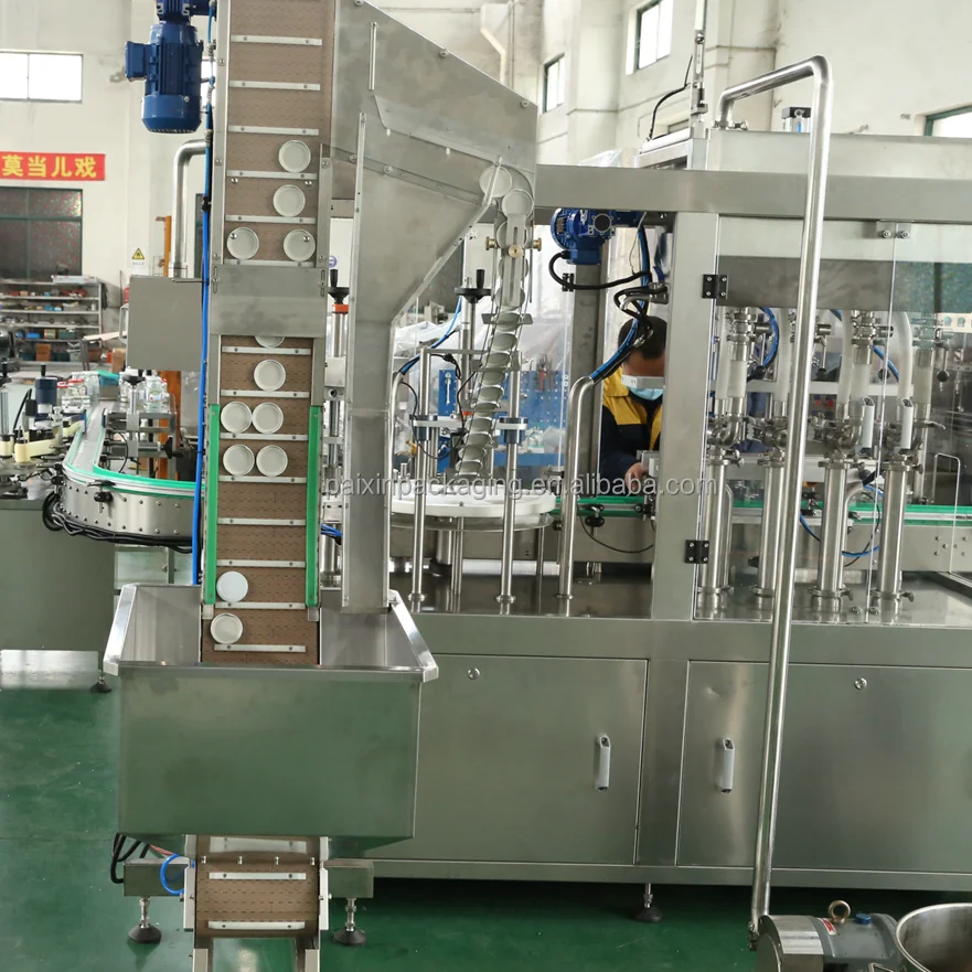 Packing Tomato Paste Hot Sauce Honey Jar Ketchup Filling Capping Labeling Packaging Line Machine