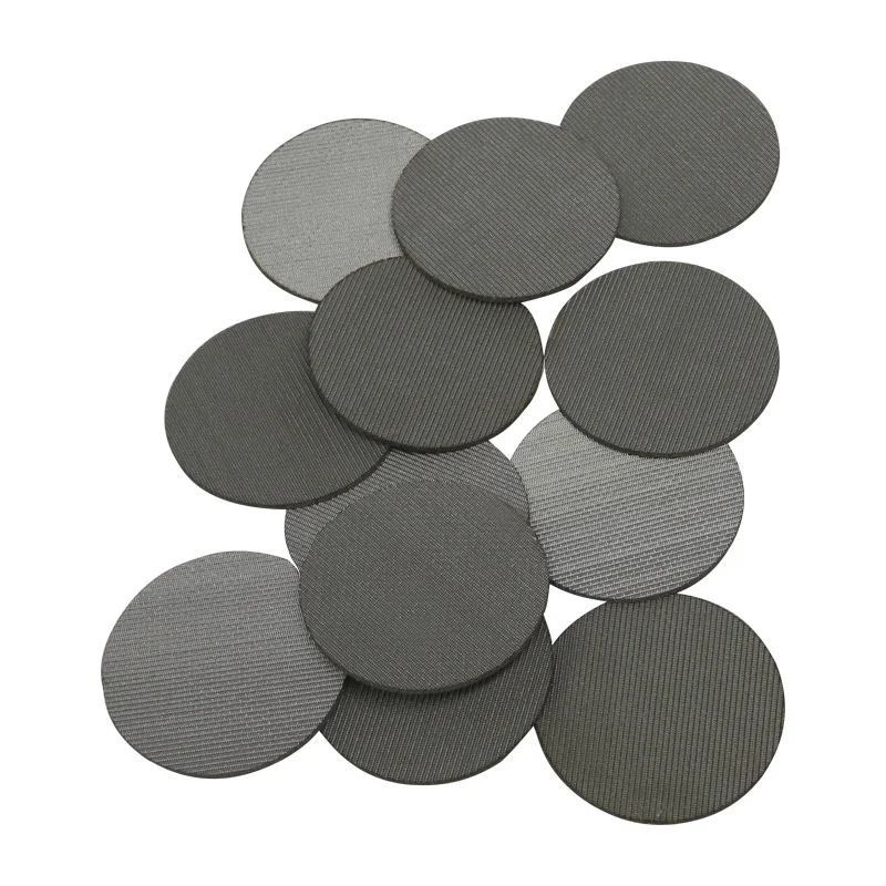 0.5-100 Microns Sintered Stainless Steel SS Porous Filter Metal disc